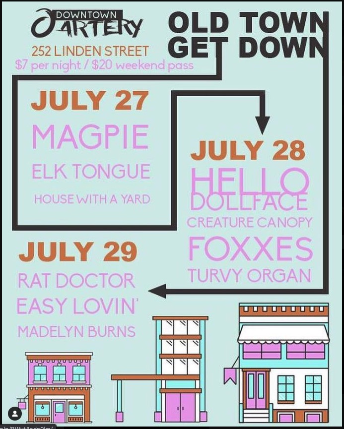 Foxxes Downtown Artery July 28th, 2017